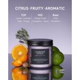 thumbnail image 2 of M&SENSE All Natural Soy Wax Lavender Citrus Scented Candles, 11.6oz Large Candle Non Toxic 70H Long Lasting Burning, Unique Aromatherapy Lavender Candle for Stress Relief, Spa, Meditation, 2 of 8
