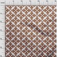 thumbnail image 3 of oneOone Georgette Viscose Brown Fabric Mosaic Sewing Material Print Fabric By The Yard 42 Inch Wide, 3 of 5