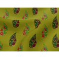 thumbnail image 4 of oneOone Viscose Jersey Fabric Leaves & Floral Block Print Sewing Fabric BTY 60 Inch Wide, 4 of 4