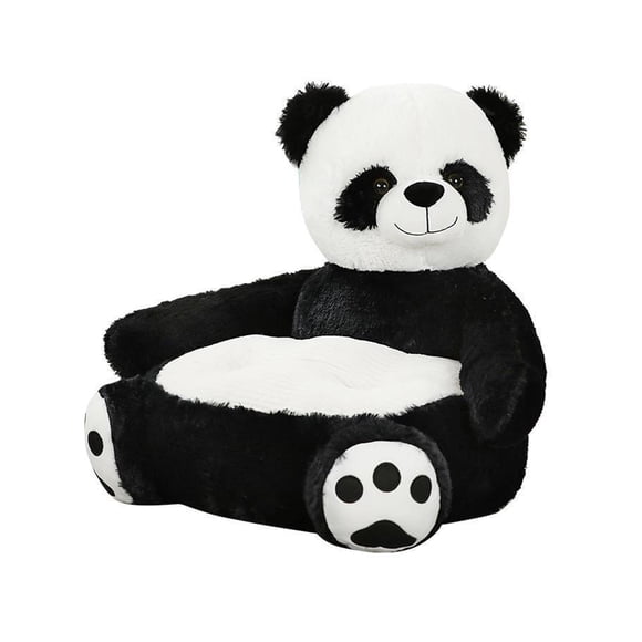 wolftale Fauteuil Animal à la Mode Siège de Sofa Polyvalent Chaise pour Enfants Siège en Peluche Rembourré Confortable et Doux Polyester panda