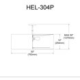 thumbnail image 2 of Dainolite HEL-304P-PC-BW Polished Chrome Pendant, 2 of 3