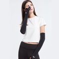 thumbnail image 4 of Amdohai Manchons de Bras Rafraîchissants avec Doigts Ergonomiques Hommes Femmes Protection Solaire Manchons de Bras Longs Couvre-Bras pour Cyclisme Conduite Course Golf Football Basketball, 4 of 7