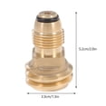 thumbnail image 2 of CUITING 2 Pcs Kit de Conversion au Gaz Naturel pour Raccords au Propane de Gril Doré, 2 of 8