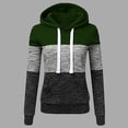 thumbnail image 2 of RKSTN Sweat-Shirt pour Femmes Mode Automne Patchwork Couleur Ample Grande Taille Pull Décontracté Poches Manches Longues, 2 of 4