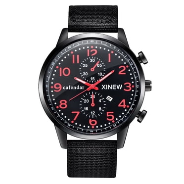 EGNMCR Men's Quartz Watch Men's Fashion Sports Quartz Watches Luxury Male Quartz Wrist men watch