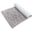 thumbnail image 1 of Hitime Soft Chenille Bath Rug Mat 16x24 Quick Dry Machine Washable Bathroom Runner - Ultra Absorbent Non-Slip Backing - Light Grey, 1 of 10