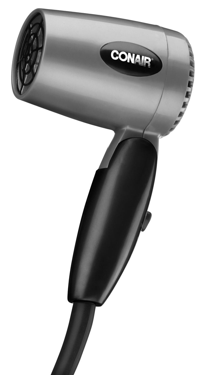 Sèche-cheveux Conair, 1600 W, compact, bitension avec poignée rabattable