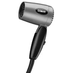 Conair 1600Watt Compact Size Dual Voltage Travel Folding Handle Hair Dryer