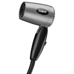 Conair 1600Watt Compact Size Dual Voltage Travel Folding Handle Hair Dryer