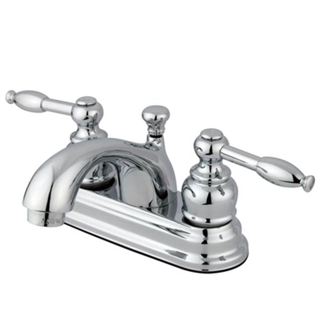Robinet de Lavabo de 4 Po et 4 Po; Chrome Poli
