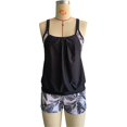 thumbnail image 4 of Vintage Print Tankini Women 2 Pieces Swimsuits with Shorts Flowy Bathing Suits, 4 of 8
