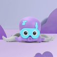 thumbnail image 3 of serony Floating Octopus Bath Toy Bathtub Toy Animal Swimming Pool Toy Purple, 3 of 8