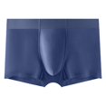 thumbnail image 1 of B91xZ Boxers for Men Breathable Low Rise Mesh Trunks Underwear,BU3 XL, 1 of 4