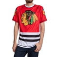 thumbnail image 1 of Haut anti-UV à Manches Courtes des Blackhawks de Chicago pour Jour de Match, 1 of 3