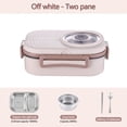 thumbnail image 1 of Wamans Food Warmer Stainless Steel Lunch Box Office Worker Student Lunch Box Sealed Lunch Box with Soup Bowl Student Tableware Compartment Insulation Lunch Box Clearance Items, 1 of 3