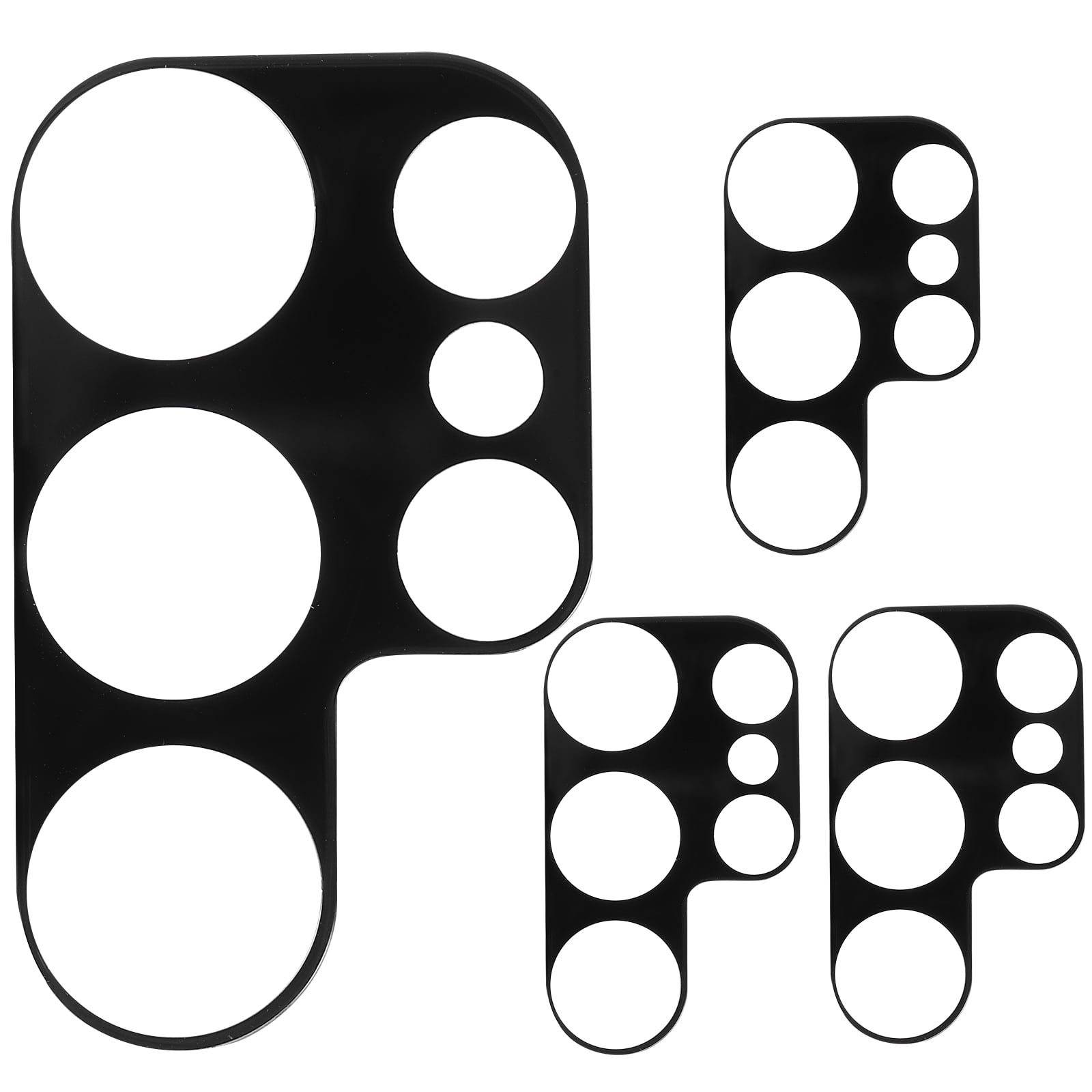 4pcs Camera Lens Screen Protector Anti-Scratch Film Camera Screen Protector Compatible for Galaxy S23 Ultra