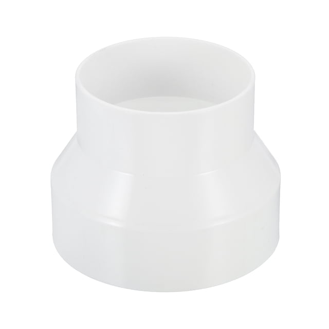 Unique Bargains 4' to 3' Duct Reducer, Duct Connector Ducting Inline Adapter Increaser for HVAC Air Cooling Ventilation