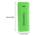 thumbnail image 2 of Becaristey Banque d'Alimentation Utile Réutilisable en Plastique Chargeur USB Portable Étui Fiable Boîtier de Charge Bricolage Boîtes Accessoires Outils Vert, 2 of 6
