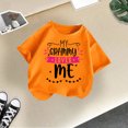 thumbnail image 5 of FhsagQ The 7th Of July Fille Enfant Mignonne Graphique Col Rond Manches Courtes Tee Été Décontracté T-Shirt Tout-Petit Fille Printemps The 7th Of July T-Shirts 2T Fille T-Shirts d'Été Taille 8-9 Pâques Orange 3-4 Ans, 5 of 5