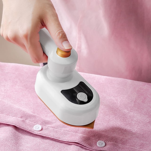 ZZkhGO Mini Folding Iron, Portable Handheld Ironing Machine, Rotary Head Compact Travel Steamer for Home Suitcase