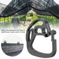 thumbnail image 1 of Samfox Hook, Shading Net Hook Plastic Hanging Hooks for Shade Fabric Greenhouse Accessories 100Pcs, 1 of 7