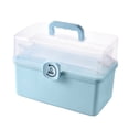 thumbnail image 2 of QTOCIO Home First Aid Kit Hand Helds Emergency Box Small Box Large Capacity Box For Home Use, 2 of 4