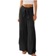 thumbnail image 2 of LOVZFMLL Combinaison pour Femme, Imprimée d'Été Sans Manches, Dos Nu, Ample, Longue, Noire, P, 2 of 7