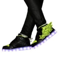 thumbnail image 3 of REDARER Boys' LED Light Up Sneakers – 7-Color USB Rechargeable High Top Luminous Shoes,for Size 4.5-5 Years, 3 of 9