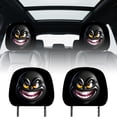 thumbnail image 1 of BotaniNest Cartoon Expression Theme Seat Headrest With Indoor And Comfortable Printing Design, 1 of 5