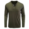 thumbnail image 5 of Pompotops Hommes Manches Longues Musclé Robuste Basique Uni Couleur Unie Blouse T-Shirt Haut Manches Longues Col Rond Blouses et Chemises en Solde, 5 of 5
