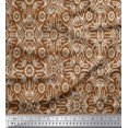 thumbnail image 1 of Soimoi Rayon Fabric Floral & Moroccan Damask Print Sewing Fabric Yard 56 Inch Wide, 1 of 3