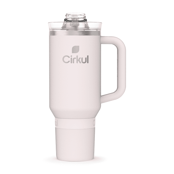 Cirkul 40oz All-Day StrawSip™ Tumbler, Cherry Blossom (Light Pink).