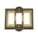thumbnail image 3 of Nostalgic Warehouse 719715 Meadows Switch Plate with Triple Rocker, Antique Brass, 3 of 3