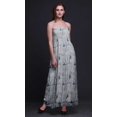 thumbnail image 4 of Bimba Fleur & Chardonneret Doré Oiseau Bimba Robe Fluide à Bretelles Spaghetti Smockée Imprimée pour Femmes - X-Grand, 4 of 7
