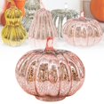thumbnail image 1 of Cherishous LED Light Pumpkins 2025 Timer Lighted Sparkling Starry Night Glass Pumpkins One Click Operation Fall Halloween/Thanksgiving Decor For Home Bedroom, 1 of 8