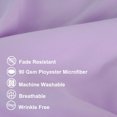 thumbnail image 3 of PiccoCasa 2 Pcs Body Pillowcases Microfiber Envelope Long Pillowcover, Standard Violet, 3 of 8