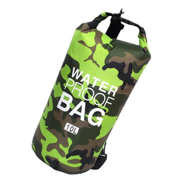 Xingzhi Sac Étanche pour Surf, Étanche, Extérieur, Rafting, Bateau, Flottant, Vert, 10 L