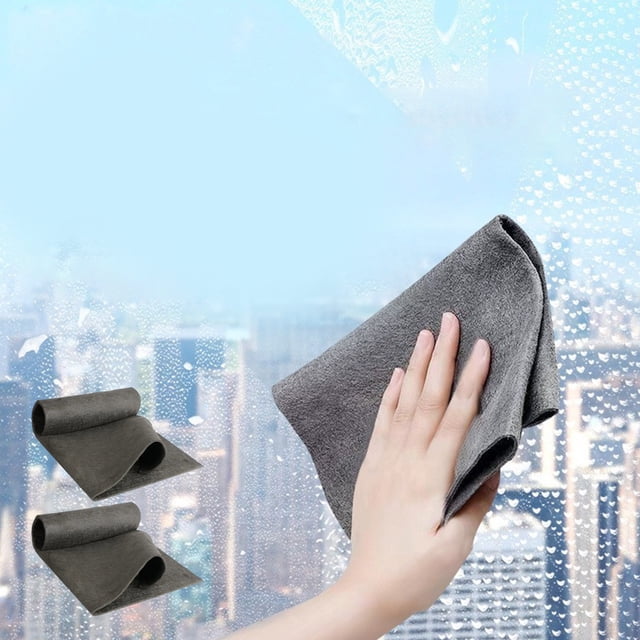Dvkptbk The Rag Glass Wiping Rag Multifunctional Wiping Cloth That Does Not Leave Water Marks Towel Absorbing Water Cleaning Car Wiping Rag Kitchen & Dining