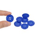 thumbnail image 4 of Unique Bargains Boutons de Couture Ronds en Résine Bleu Foncé à 4 Trous (Lot de 100), 4 of 5