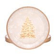 thumbnail image 1 of Assiettes Rondes en Papier de Noël Jetables Vaisselle Décorative Fournitures de Fête des Fêtes Lot de 10 9,06 Pouces Motif d'Arbre Vaisselle Festive pour Anniversaire Action de Grâces Décoration de Table de Cuisine, 1 of 6