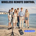 thumbnail image 3 of Ivbmir Auto Face Tracking Selfie Stick Tripod for iPhone with 10" Ring Light,360 Rotation That Follows Your Movement,71" Phone Camera Stand with Remo, 3 of 6