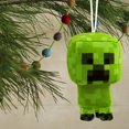 thumbnail image 2 of Hallmark Minecraft Creeper Christmas Ornament, Plush Fabric, 2 of 6