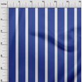 thumbnail image 3 of oneOone Velvet Blue Fabric Stripes Sewing Material Print Fabric By The Yard 58 Inch Wide, 3 of 4