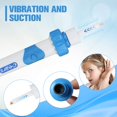 thumbnail image 2 of Ear Cleaner, Ear Wax Cleaner, Ear Wax Remover, Portable Electric Ear Cleaner with 2 Soft Silicone Heads, Ear Wax Removal Tool Kit for Babies and Adults, 2 of 7