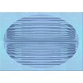 thumbnail image 1 of Ahgly Tapis Rectangulaire Lavable en Machine Iceberg Bleu, 2 Pieds x 4 Pieds, 1 of 7