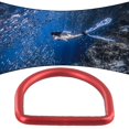 thumbnail image 1 of Bgsha Scuba Diving D Ring Weight Belt Keeper D-Ring Backpack Stopper Buckle 6mm, 1 of 9