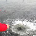 thumbnail image 4 of DYNWAVECA Écumoire de Pêche sur Glace Accessoires de Pêche sur Glace Métal Extensible avec Long Manche Outil de Pêche sur Glace d'Hiver, 4 of 10