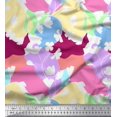 thumbnail image 1 of Soimoi Poly Georgette Fabric Floral Shirting Decor Fabric Printed Yard 52 Inch Wide, 1 of 1