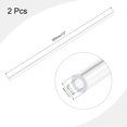 thumbnail image 2 of Unique Bargains Tube Rond en Acrylique Rigide Transparent 4mm ID x 8mm OD x 305mm Lot de 2, 2 of 6