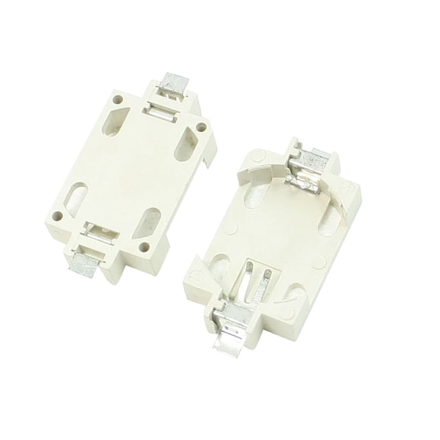Unique Bargains 30mm Distance CR2032 CR2025 Button Cell Battery Holders Sockets Cases 2 Pcs